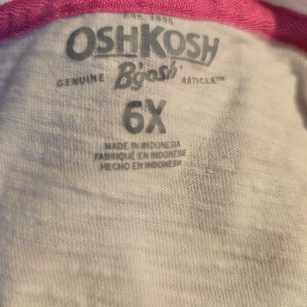 Pink and White Striped Kids Shirt